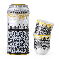 IMAGES D'ORIENT - Safra 2 tall coffee cups in a tin box