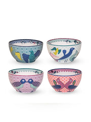 IMAGES D'ORIENT - Birds Of Paradise small bowls (set of 4)