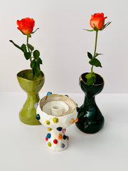 SOPHIA ROUILLARD - Mushroom Vases set in Green