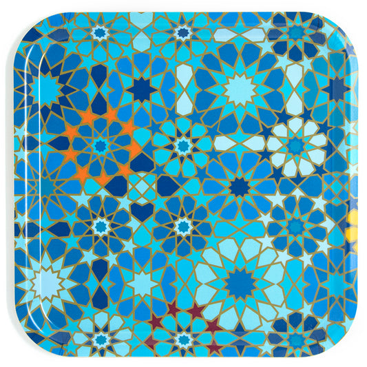 IMAGES D'ORIENT -  Moucharabieh Blue tray - 32 cm